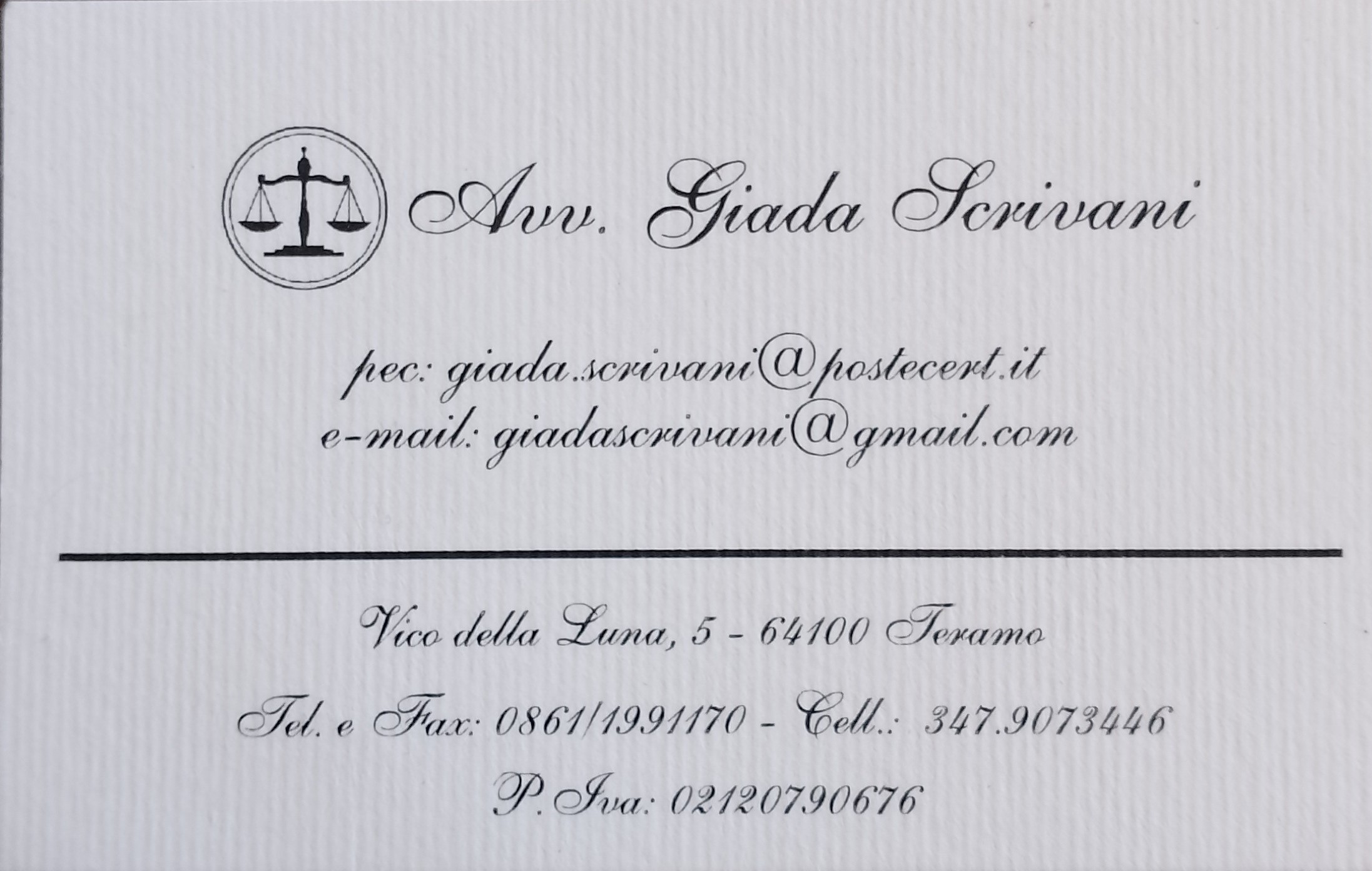 Giada  Scrivani Avv. Giada Scrivani